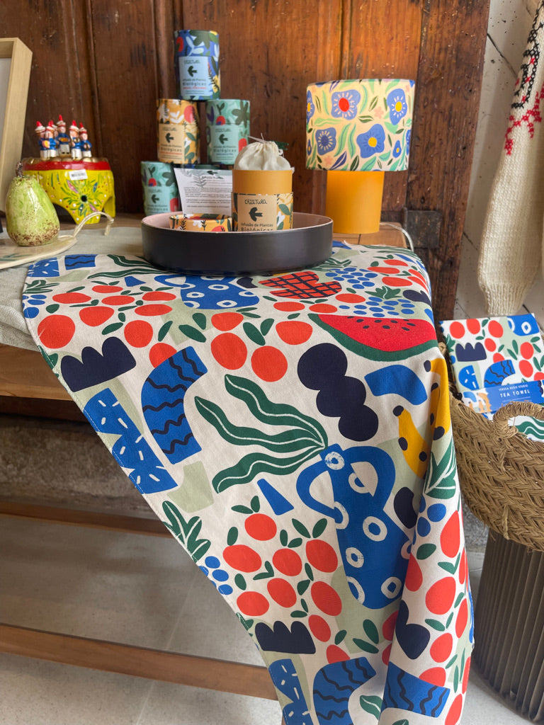Tea Towel by Teresa Rego
