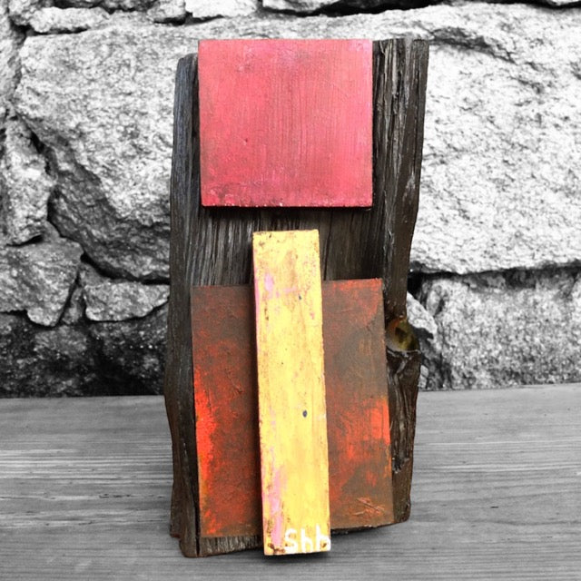 Wood sculpture IV, Shhh series, by Kilos
