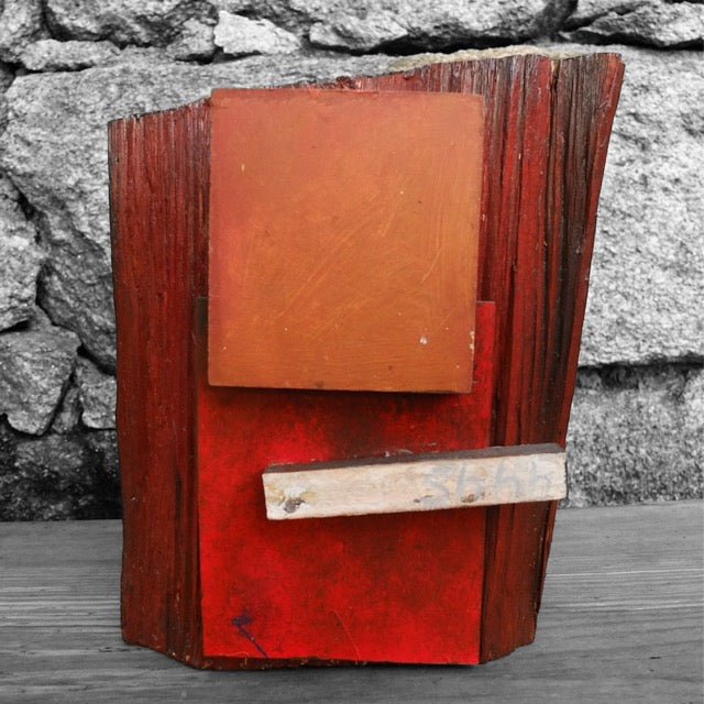 Wood sculpture II, Shhh series, by Kilos