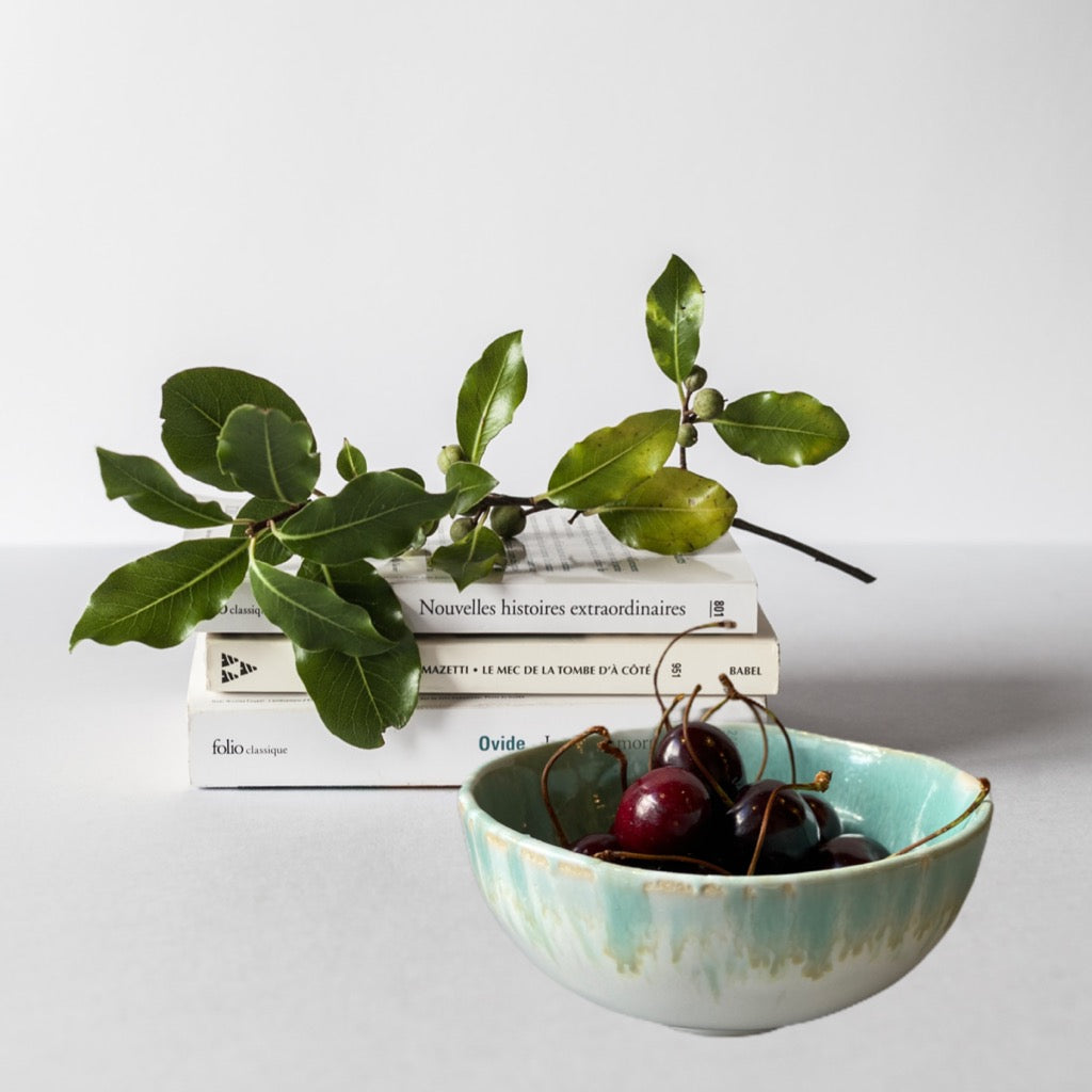 AQUA GLAZED BOWL by Suuuper