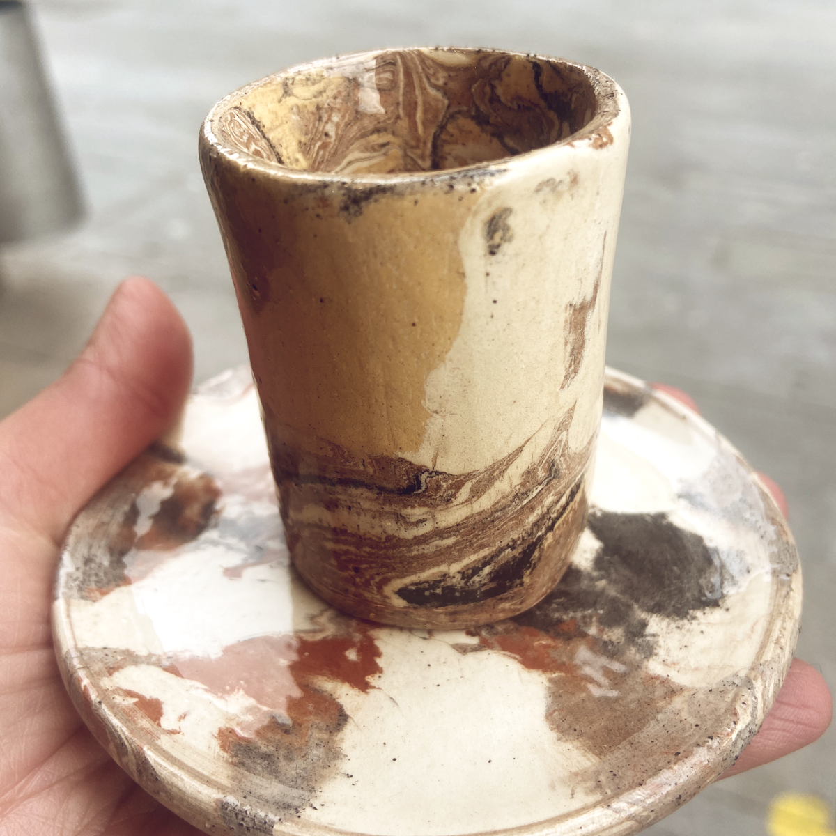 MARBLE COFFEE CUP by Paula Teixeira