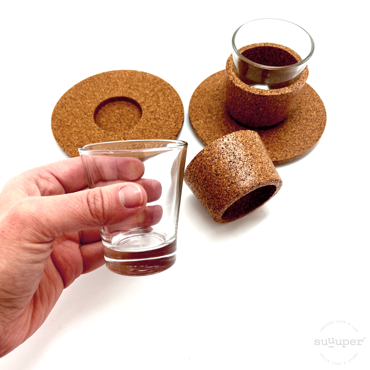 Coffee Cork Glass by Minimal Cork