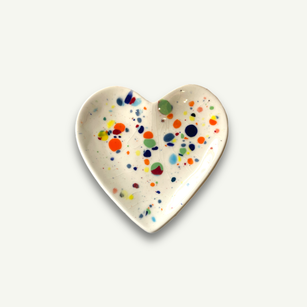 HEART CERAMIC PLATE by Suuuper