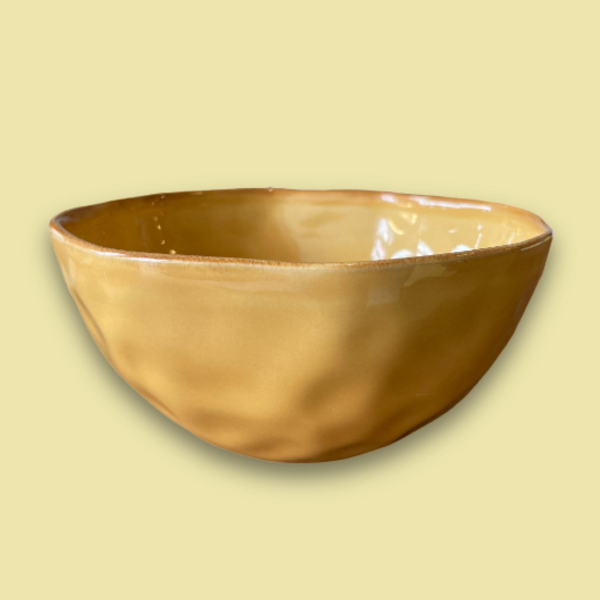 YELLOW METEORITE BOWL by Suuuper