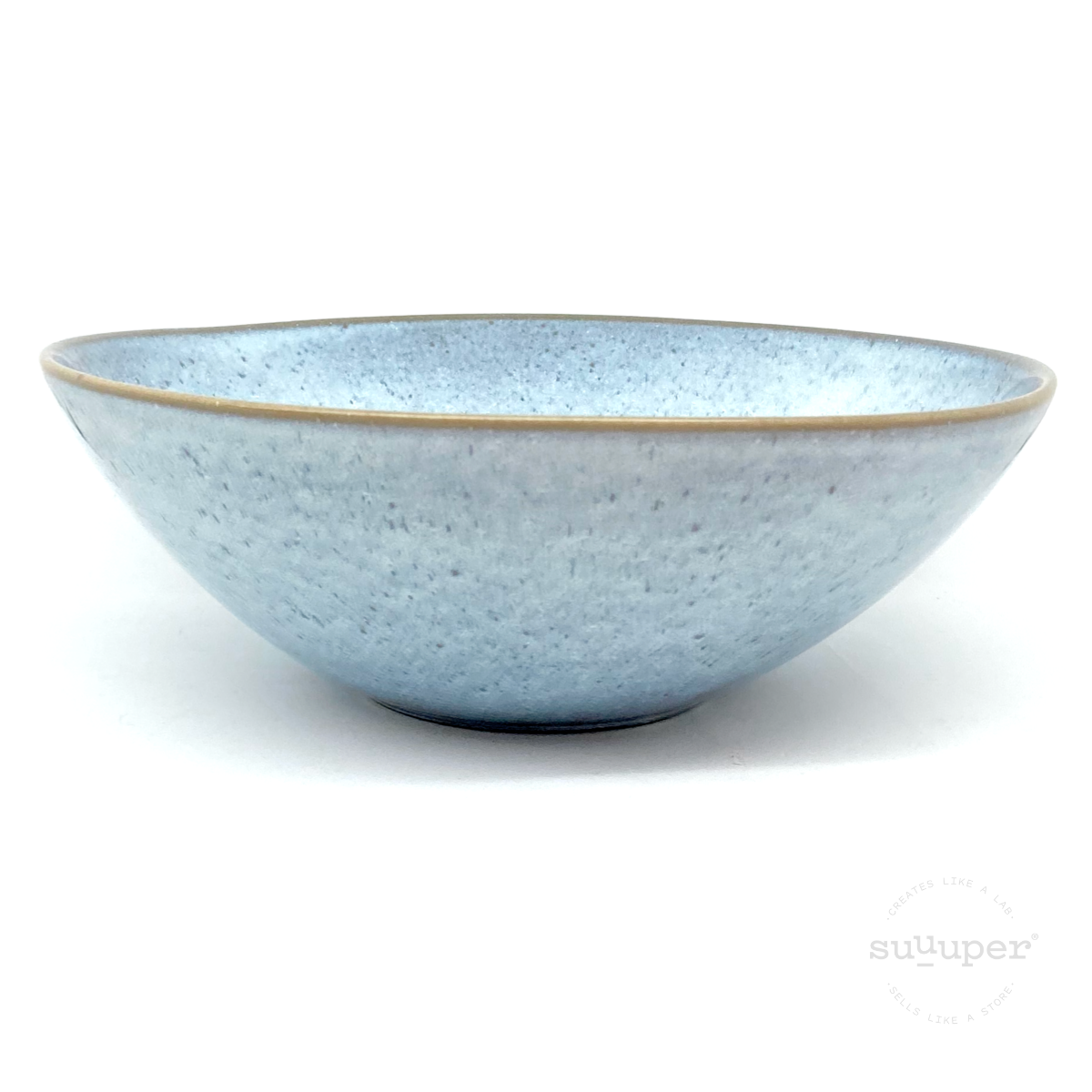 LIGHT BLUE SERVING BOWL by SUUUPER